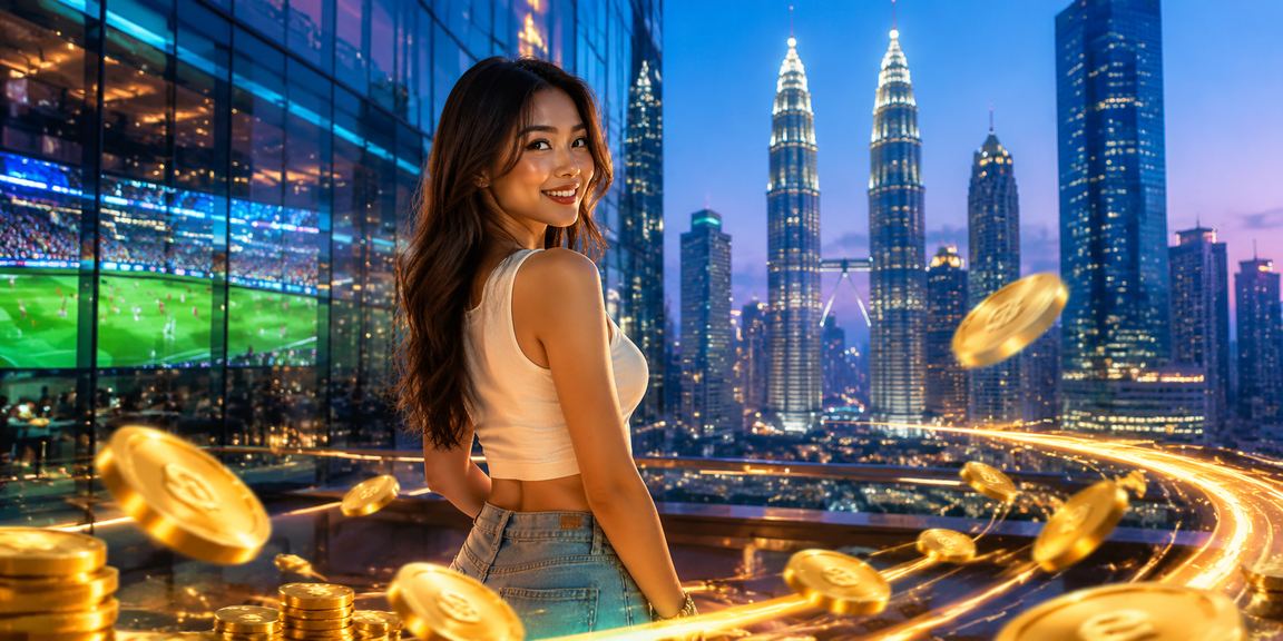 Pertaruhan bola sepak di Kuala Lumpur dengan suasana malam yang meriah