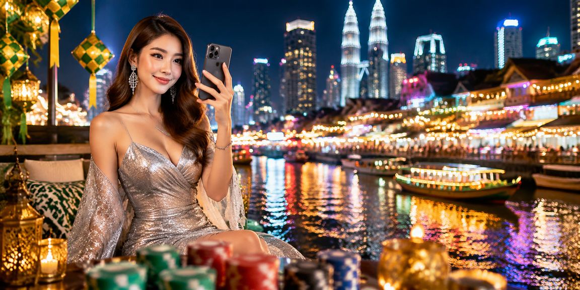 Pemain Kuala Lumpur menggunakan kasino mudah alih semasa perayaan Hari Raya